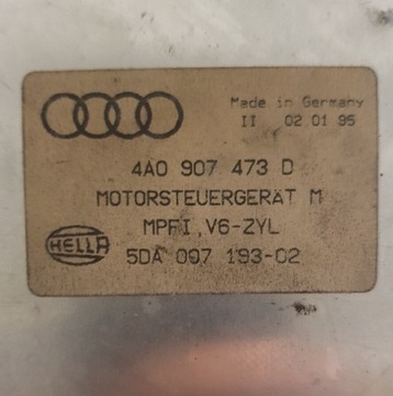 Sterownik Audi 2.6 V6 Manual