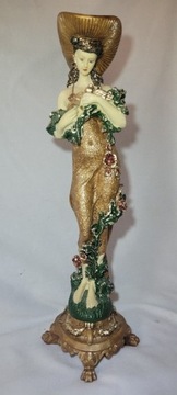 Śliczna masywna FIGURA KOBIETY 54cm