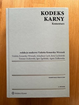 KODEKS KARNY KOMENTARZ V.KONARSKA-WRZOSEK