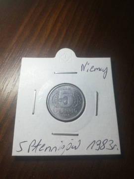 5 PFENNIG Niemcy 1983r A