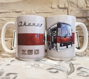 Kubek 450ml autobus Ikarus 280 komunikacja miejska