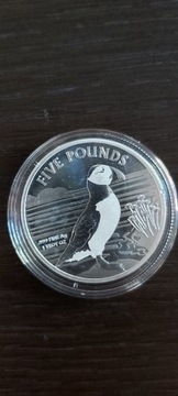 Moneta srebrna 1 oz Puffin 2019 