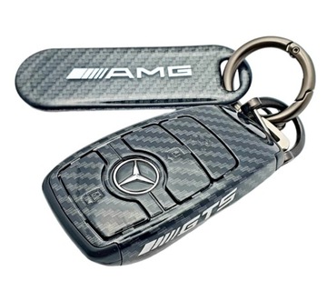 MERCEDES OBUDOWA ETUI + BRELOK AMG W205 W213 W222 