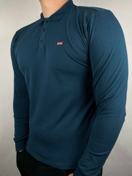 Longsleeve Polo Diesel L granatowy