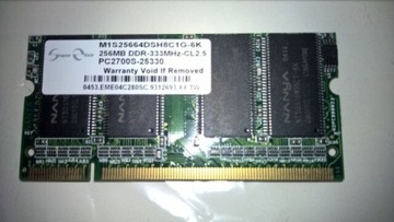 Super Elixir 256MB DDR-333MHz-CL2.5 M1S25664DSH8C1