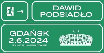 4 x bilet - Dawid Podsiadło GDAŃSK 02.06.2024