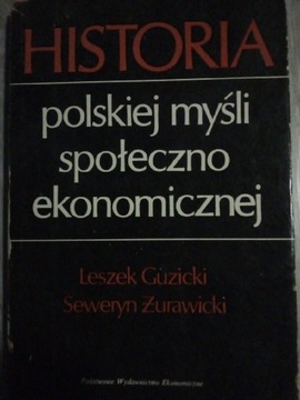 Historia polskiej myśli społeczno-ekonom. Guzicki