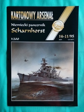 Kartonowy arsenał Scharnhorst 1:200 