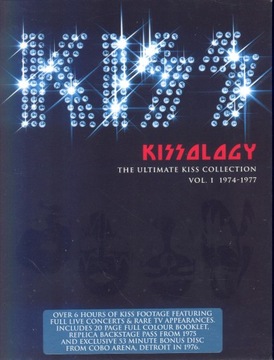 3 DVD Kiss - Kissology Vol.1 1974-1977 (Detroit)