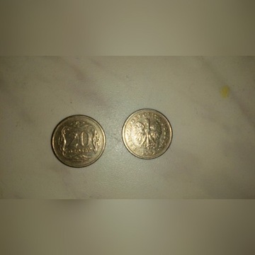 moneta 20 gr 1992
