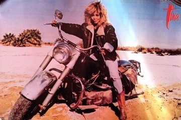 Plakat reklamowy Tina Turner. 1987r. Holandia