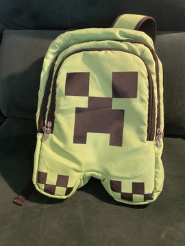 Pojemny plecak szkolny Minecraft Creeper dla gracza