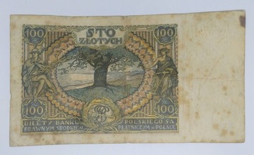 Banknot 100 złotych II RP, 1932 r