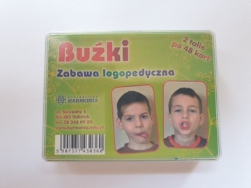 Buźki Zabawa logopedyczna