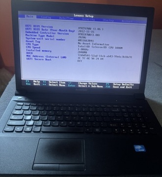 Laptop Lenovo B590 bez dysku