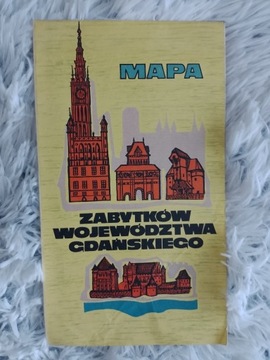 Mapa zabytków województwa gdańskiego 1973