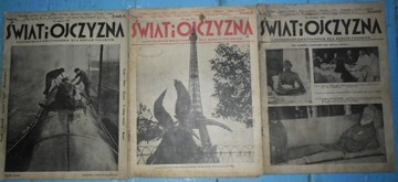 3 x ŚWIAT I OJCZYZNA- dwutygodnik 1929r.Cieszyn