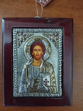 Ikona bizantyjska Chrystus Pankrator