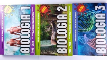 3 ksiażki Biologia Witowski tomy 1-3 2002-2020