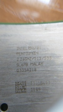 Intel Pentium 2,26Ghz/512/533