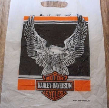 Reklamówka Harley-Davidson retro 1991 rok 39/30.5 