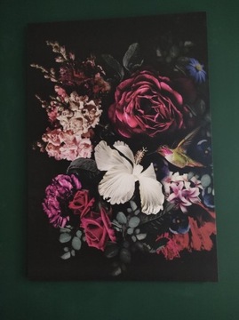 Obraz na płótnie Dekoria kwiaty Duży XL 70x100