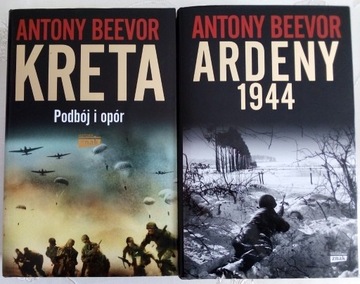 Beevor Antony - 2 książki - "Kreta" "Ardeny
