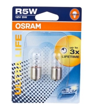 OSRAM Żarówka R5W 12V 5W BA15s ULTRA LIFE