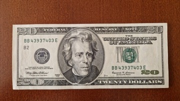 20 dolarów USA - 1999