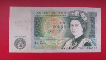 Banknot Anglia 1 Funt 1978-1988 Elżbieta II T53