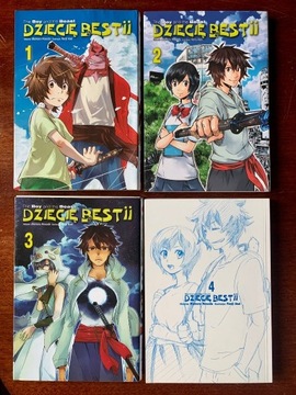 DZIECIĘ BESTII #1-4 - KOMPLET - MANGA