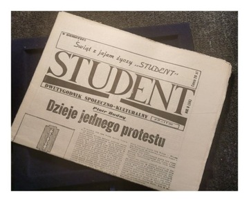 Stara gazeta STUDENT kwiecień - maj 1987