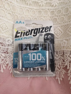 Nowe baterie energizer max plus AA4 100%
