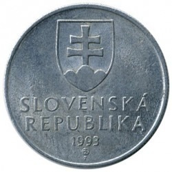 Słowacja, 20 Halerzy, r1993 stan 1