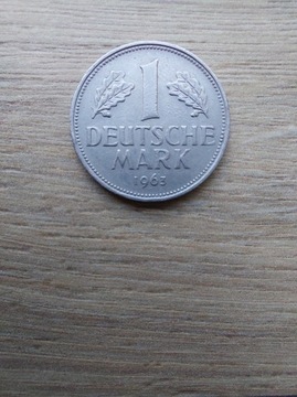 Niemcy 1 marka 1963 G stan II