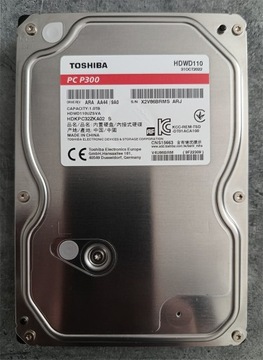 Dysk HDD 3,5" Toshiba P300 1TB HDWD110. Gwarancja.