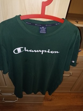 Zielony t-shirt męski Champion 