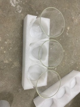zestaw 3 naczynia szklane