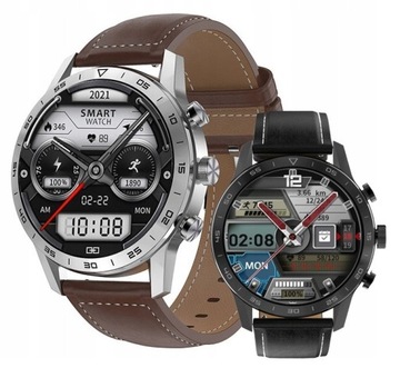 Smartwatch męski zegarek puls rozmowy + dwa paski