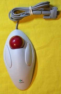 TRACKBALL LOGITECH MARBLE RS232 SERIAL COM SZEREGO