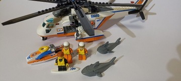 LEGO Helikopter straży przybrzeżnej + skuter