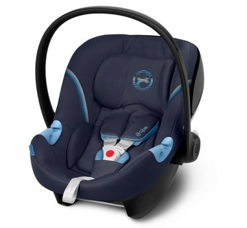 Cybex Fotelik Aton M i-Size Denim Blue + baza