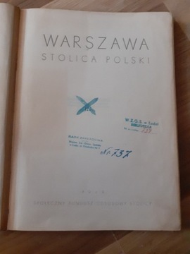 Album  Warszawa stolica Polski