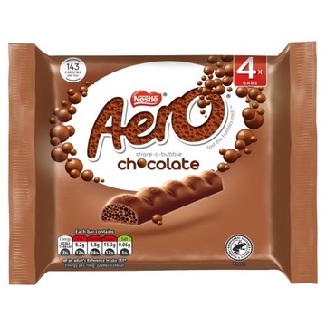 Nestle Aero cholocate batoniki 4 Pack 108g