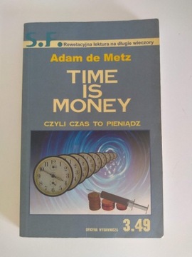 Książka Time is mony Adam de Metz Czas to pieniądz