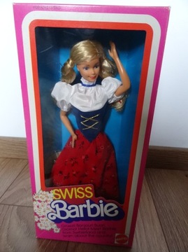 BARBIE Szwajcaria  seria lalki świata 1983 nowa