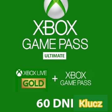 Xbox live gold + Xbox game pass 60 dni Klucz 