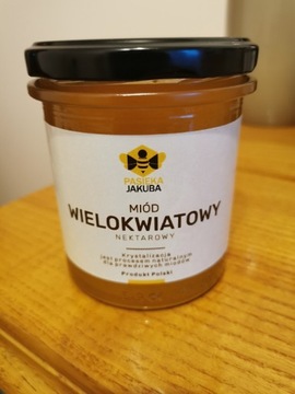 MIÓD WIELOKWIATOWY 450g OD PSZCZELARZA NATURALNY 