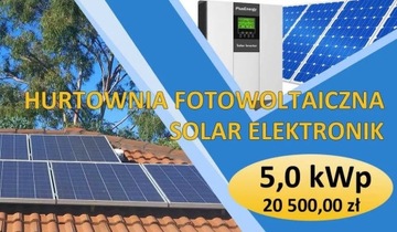 Fotowoltaika, instalacja 5,0 kW - Z DOKUMENTAMI DO