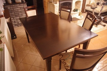 Stół + 4 krzesła do salonu BFM MALAGA
